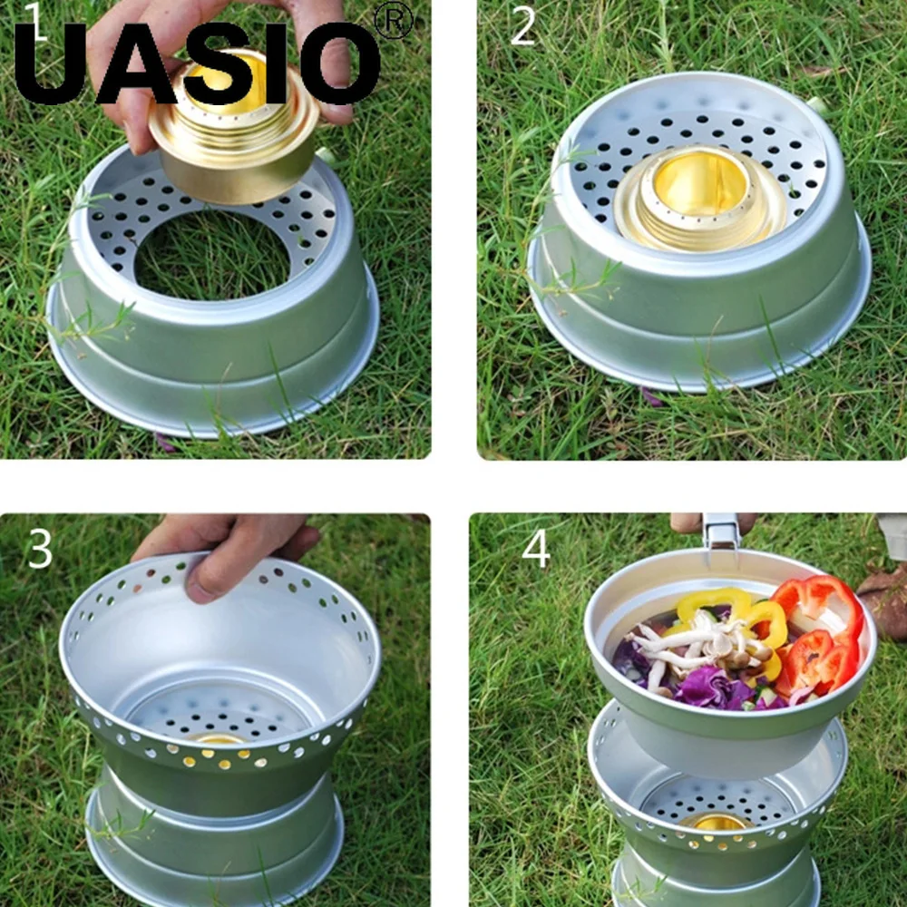 Outdoor Supplies Aluminum Outdoor Cookware Set Ultra Light Camping Portable Pot Set 2-3 People Picnic Cookware Outdoor Camping