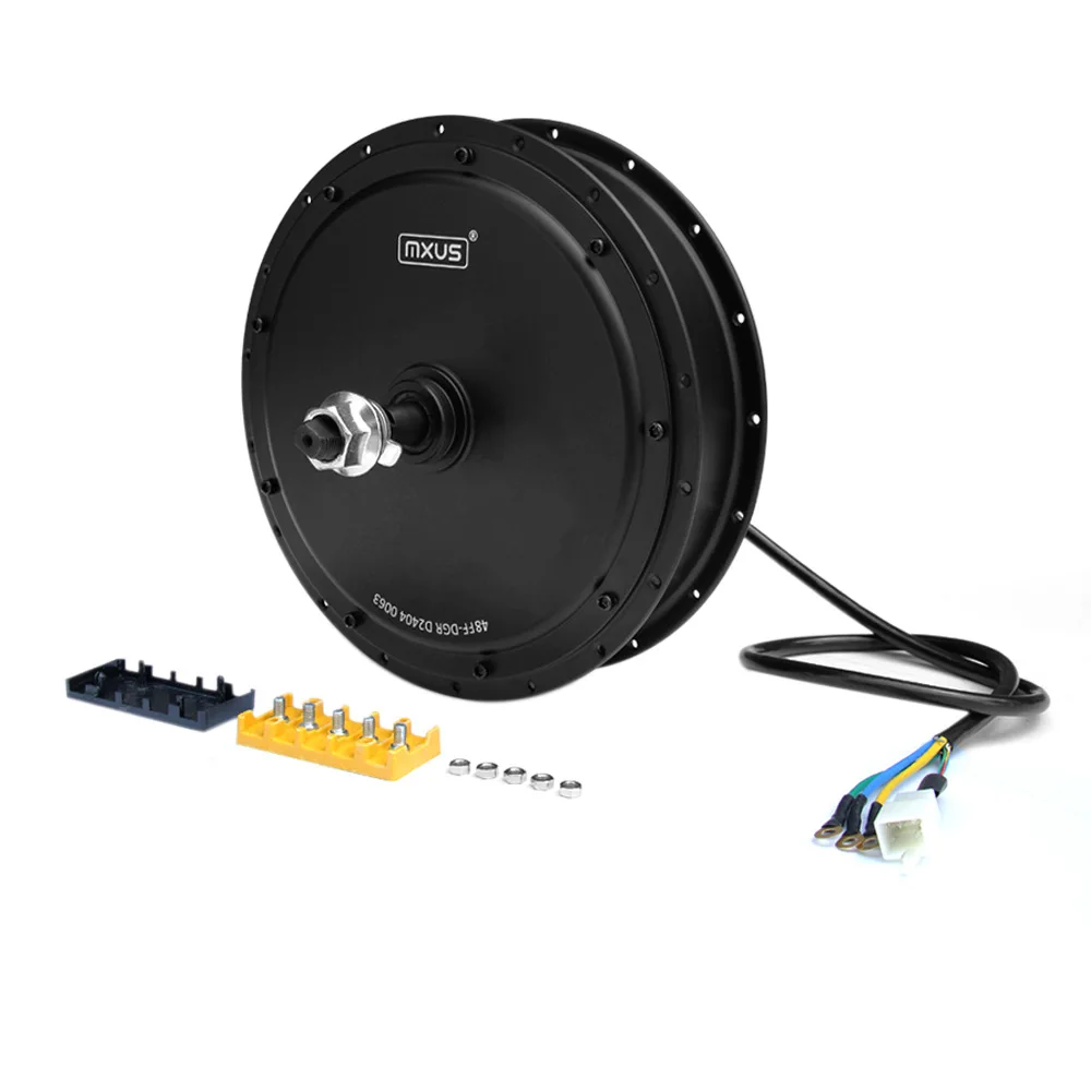 MXUS 48V2000W電動自転車モーターマウンテンバイクリアドライブ改造電動ブースターブラシレス歯なしホイールハブモーター