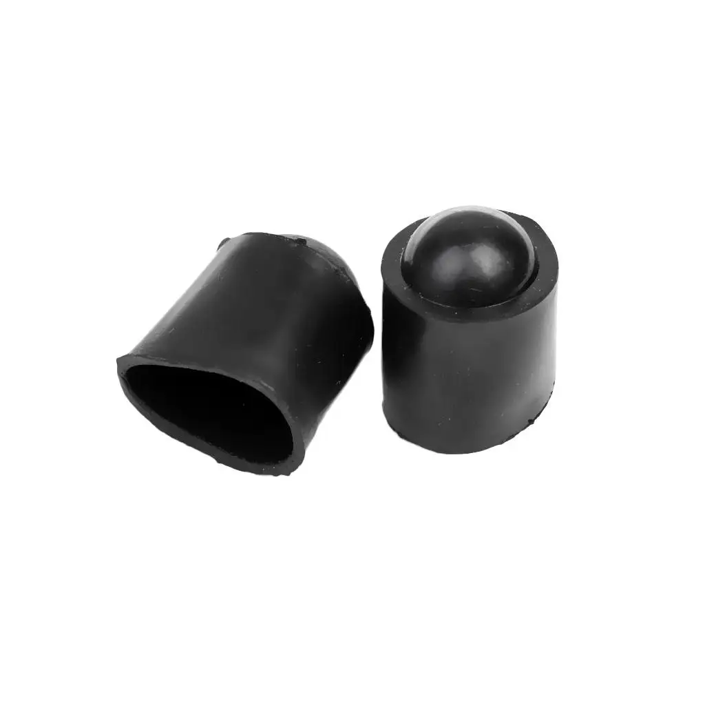 Cue Bottom Silicone Cover for Billiard Stick Protection Accessory Black Fit Snooker and Pool