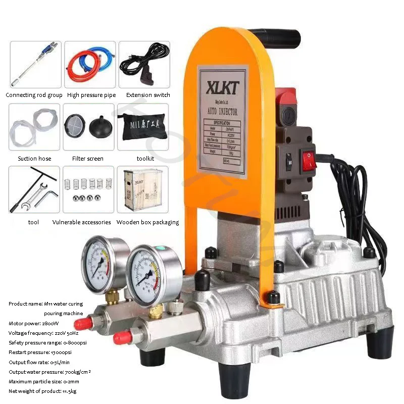 Concrete Repair Grouting 2800W Multifunctional Water Curing Special Grouting Machine Material Grouting Pump
