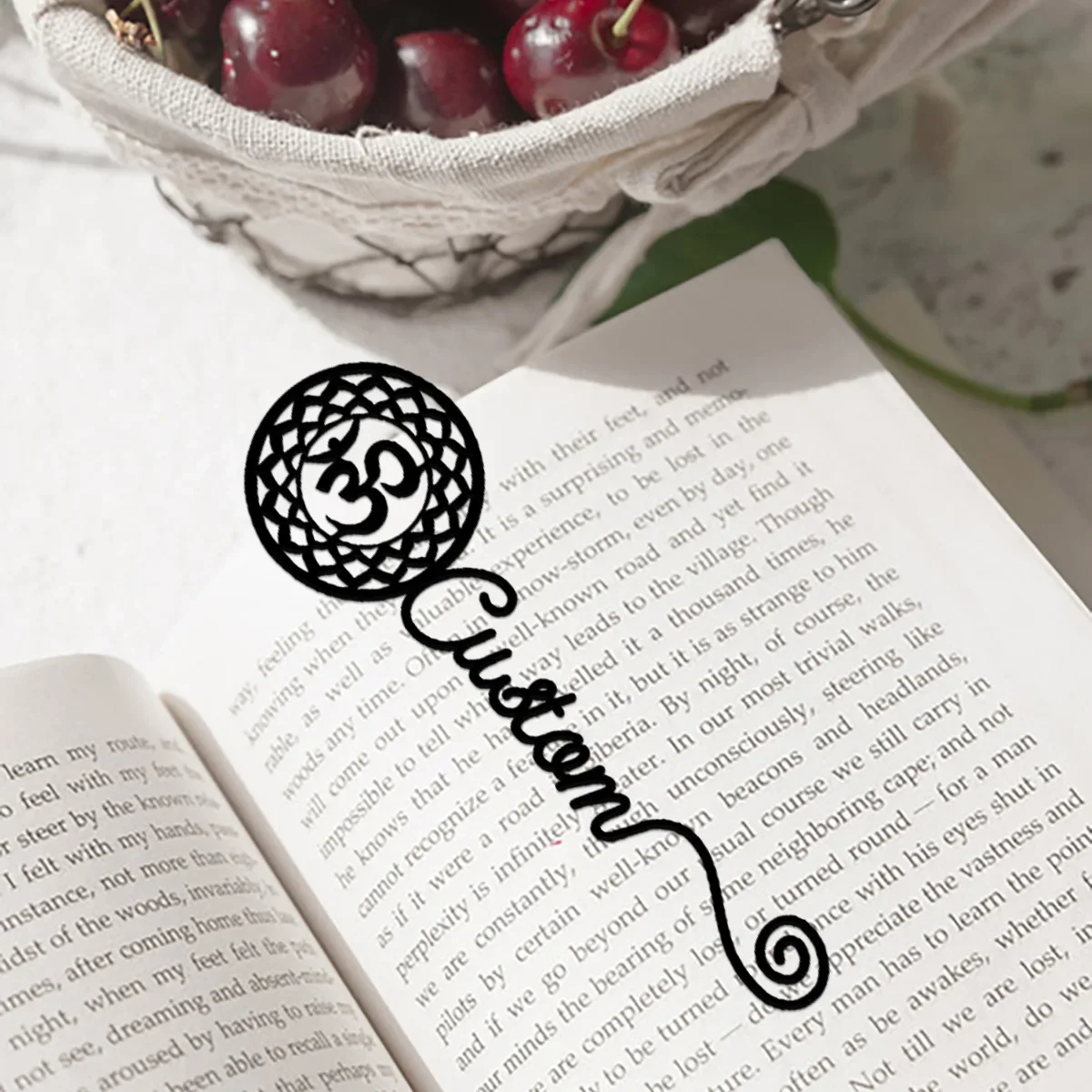 Custom Bookmark, Book Lover Gift, Patterned Letters Bookmark, Back To School Gift, Teacher Gift, Unique Bookmark