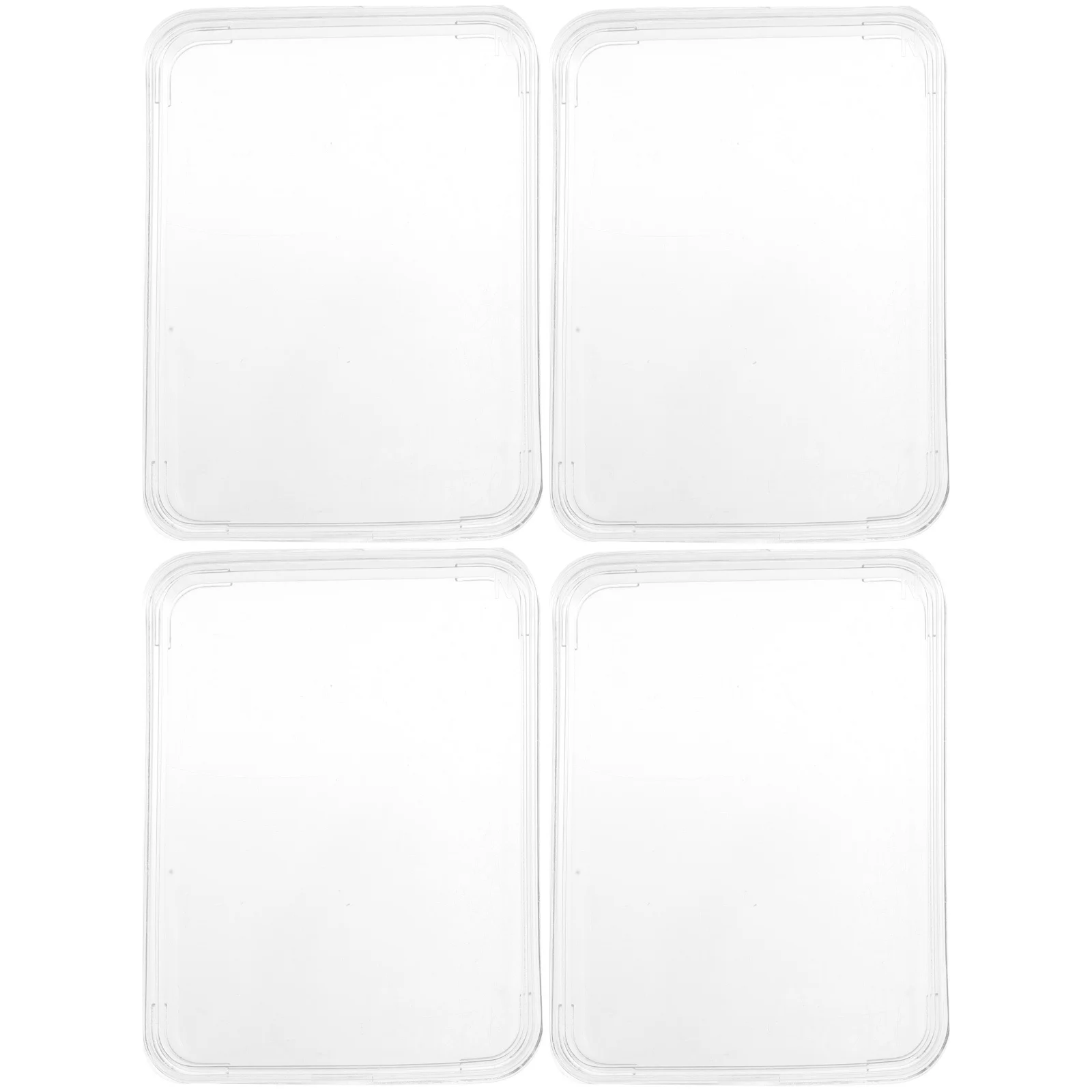 4Pcs Coin Collection Box Transparent Coin Holder Storage Case Collector Protective Organizer Transparent Round Box