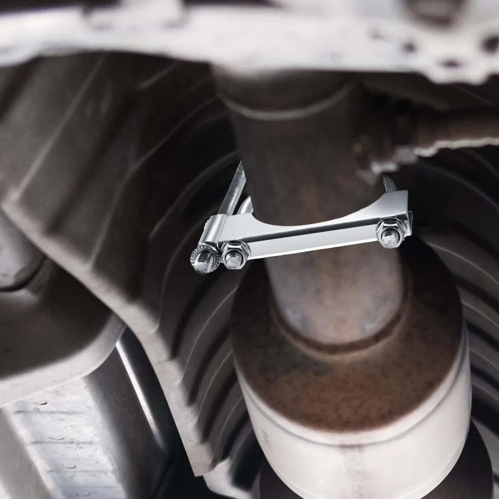 مشبك أنابيب العادم مع هوك العالمي مشبك أنابيب العادم الخلفي الخمار هوك مع هوك دائم 3 بوصة سيارة شاحنة أنابيب العادم