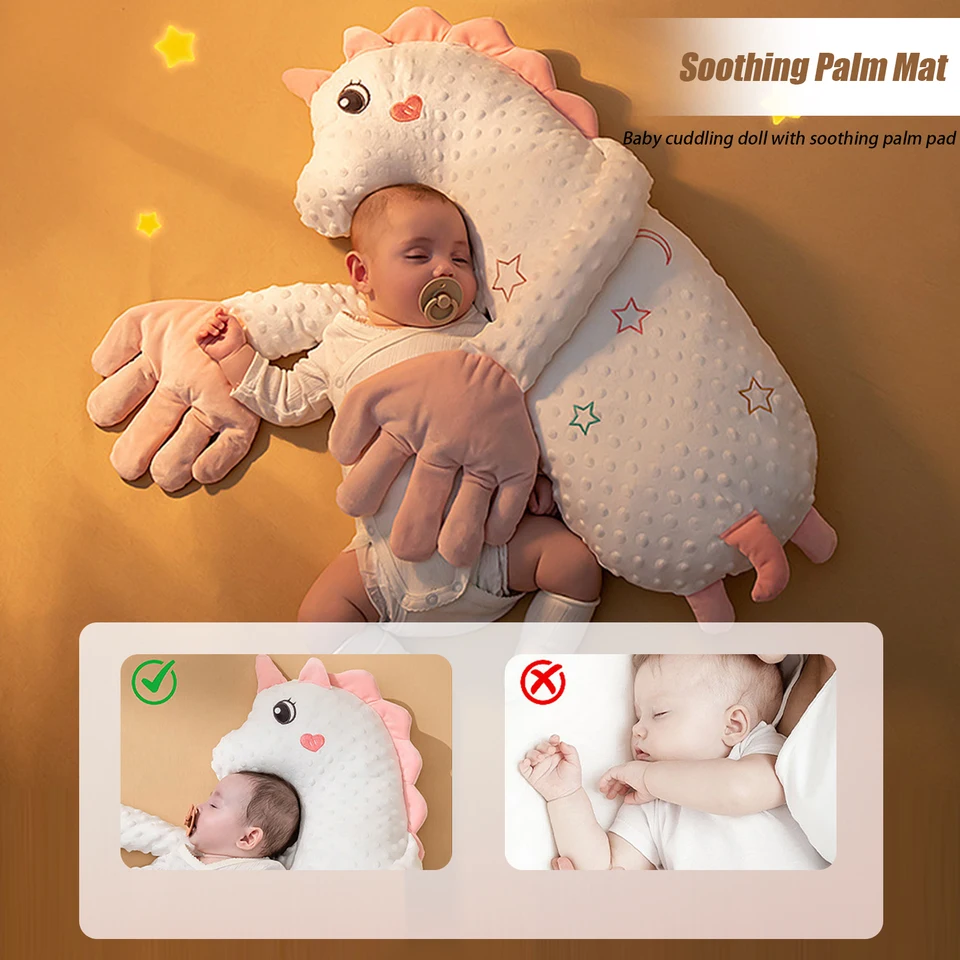 Main Apaisante Pour Bébé – Aide Au Sommeil Anti-sursaut, Tapotement Rythmé, Télécommande, Douce Et Réconfortante