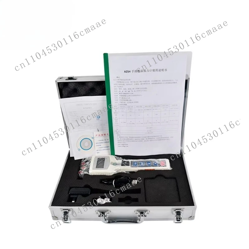 AZSH-1000 Handheld Digital Tension Meter Filamentous and Linear Cable Tension Tester Range 20~1000(CN)