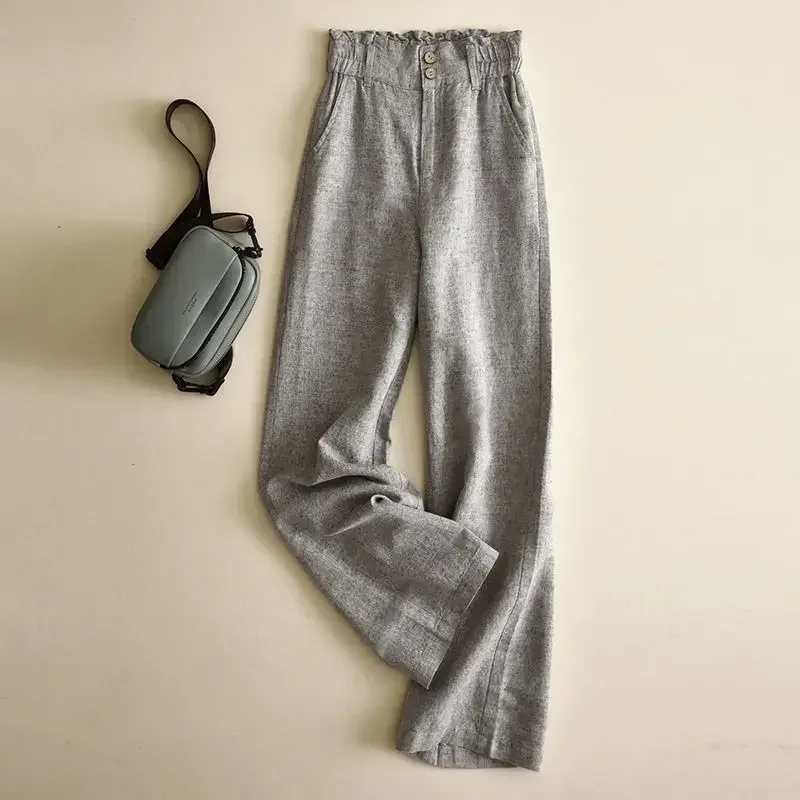 

Black Pants Korean Fashion New Summer High Waist Casual Bottom Wide Leg Pants Women Oversize Clothes Trousers LOOSE Baggy Pants