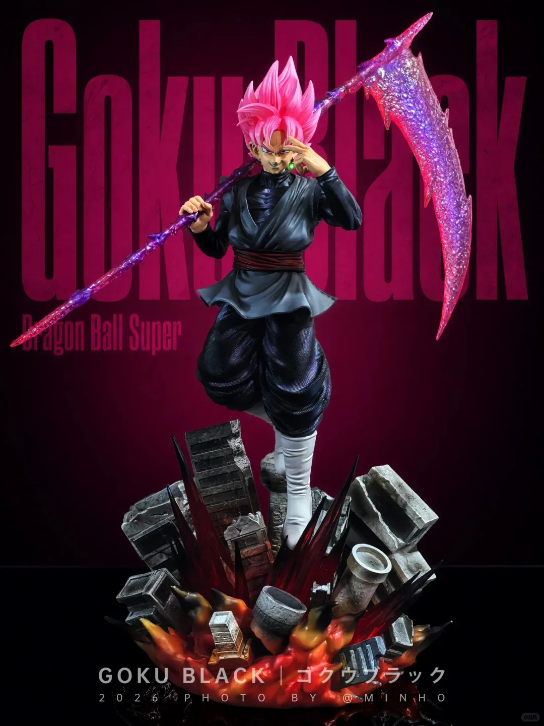 

In Stock Jt Studio Dragon Ball Super Black Goku Super Saiyan Zamasu Anime Figure Model Decor Ornament Statue Collection toys
