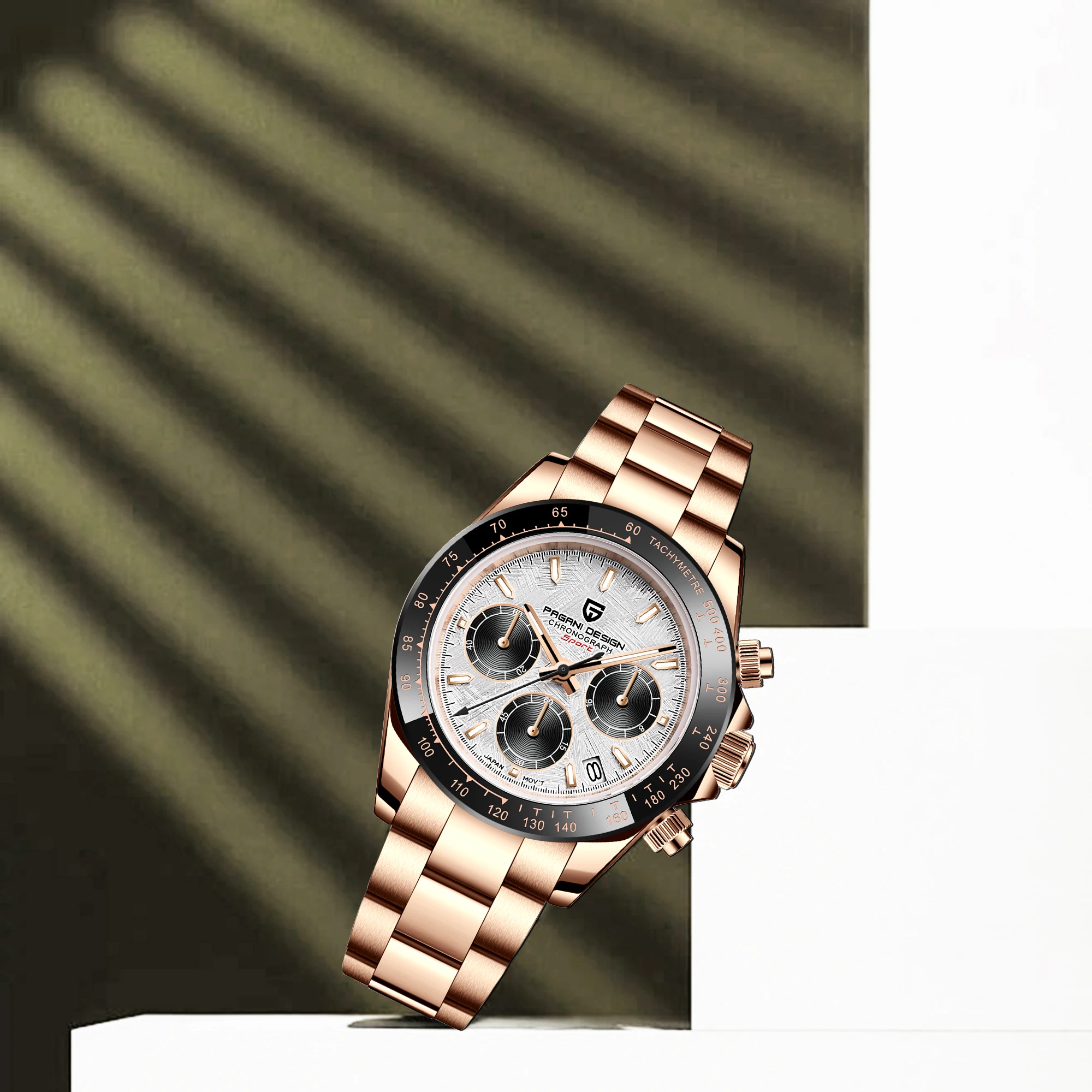 

PAGANI DESIGN мужские кварцевые часы в стиле ретро, литературные элегантные рифмы, маленькие трехконтактные водонепроницаемые часы с тахометром, изысканная подарочная коробка 2026