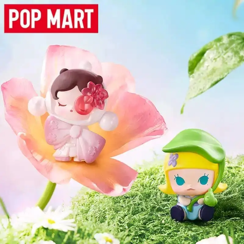 POP MART POP BEAN Going Ouring with Me Series Мини-слепая коробка Аниме Фигурка Угадай Сумка Украшения Статуэтки Куклы Модель Подарки