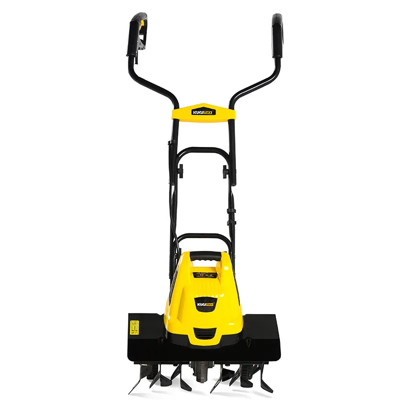 Electric Small Tillage Ripper Micro-tiller Household Small Plowing Machine Scarifier Orchard Greenhouse Rotary Tiller 220V 2400W