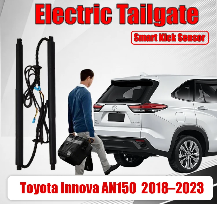 Electric Tailgate Upgrade Kit For Toyota Innova AN150 2018–2023 Power Lift Support Rods Auto Trunk Boot Lid Power Liftgate Modi