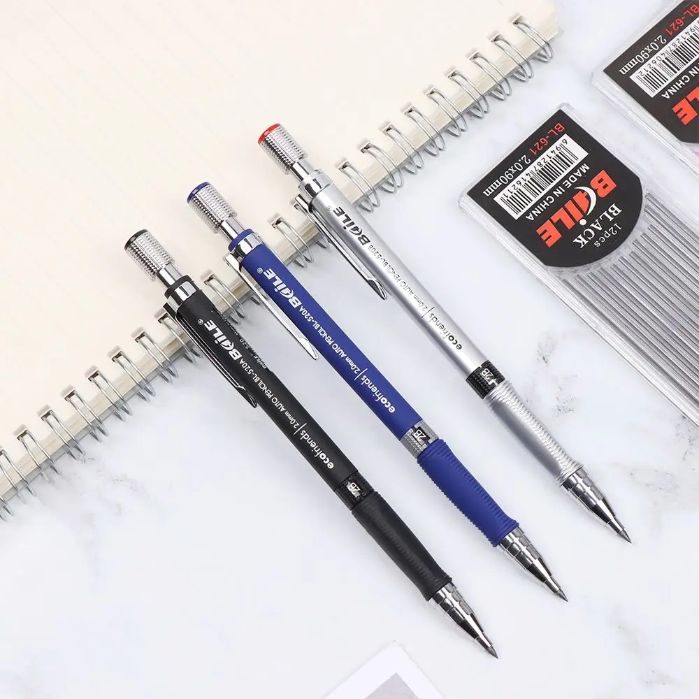 Multicolor Writing Tool Smooth Automatic Activity Pencils Mechanical Pencil Refill Lead