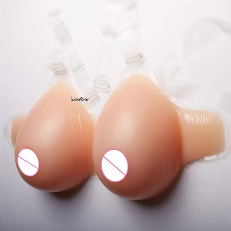 Realistic Shemale Fake Boobs Tits Strap Artificial Breast Forms False Breasts Crossdresser Boobs For drag queen transgender