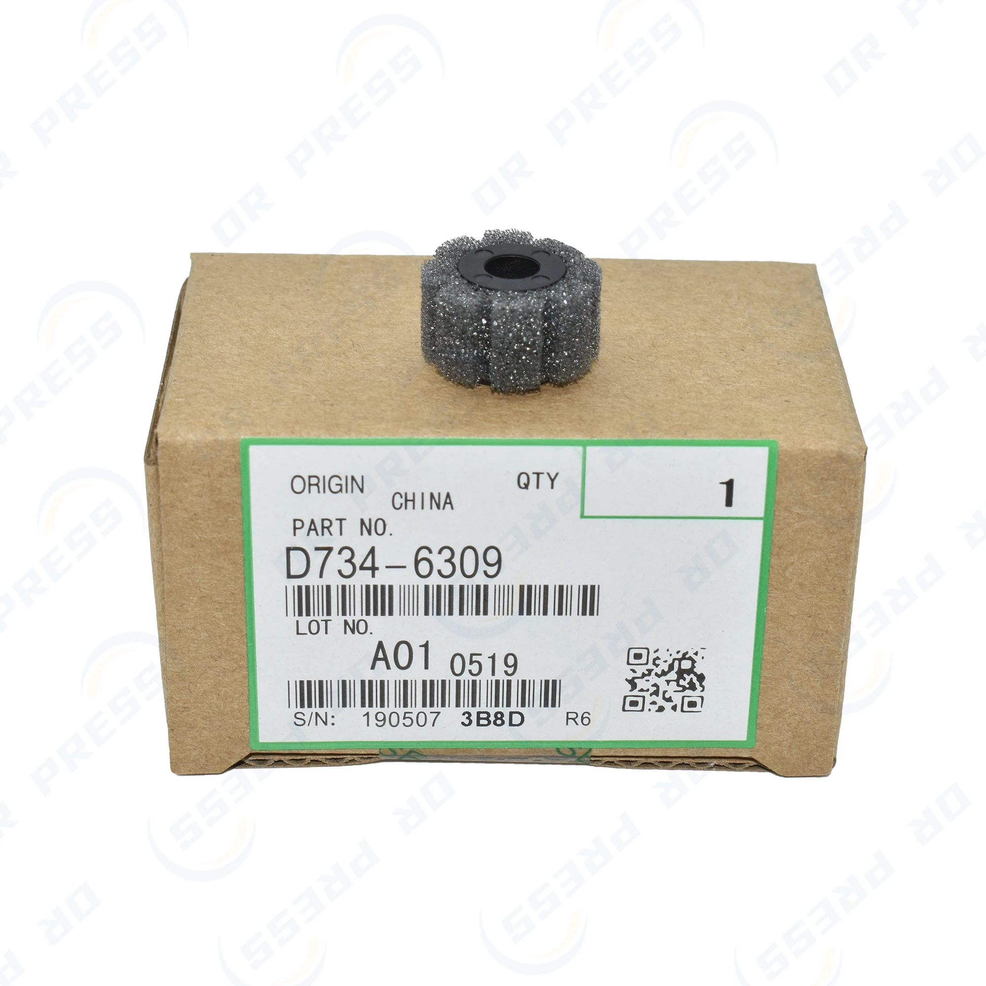 

10x D734-6309 D7346309 Губчатый сборочный ролик для Ricoh SR5060 8100 8110 8120 8200 8210 8220