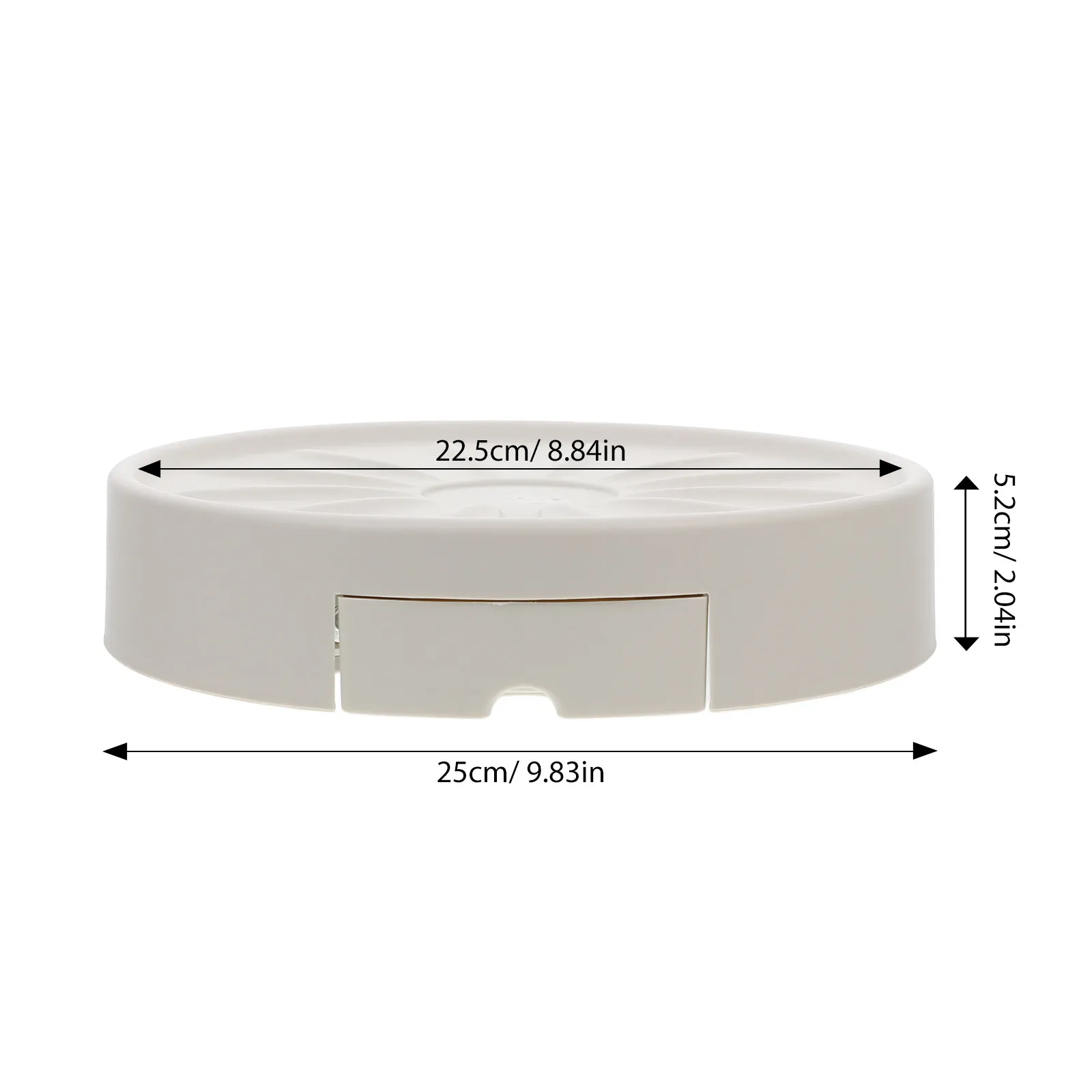 Mobile Round Flower Pot Tray with Universal Wheels Removable Water Drawer Ventilated Drainage Design for Indoor Plants Planter