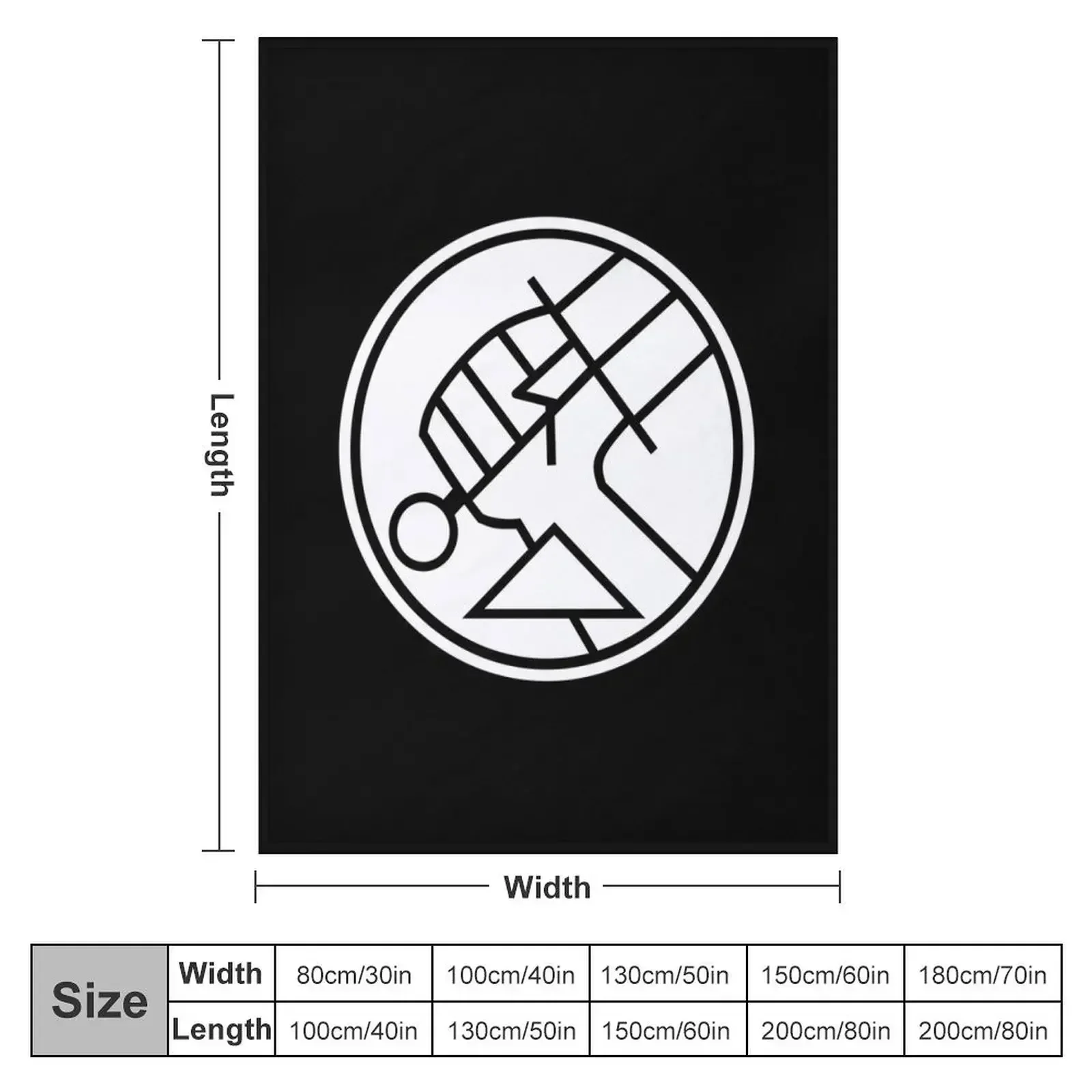 hellboy bprd Throw Blanket Luxury Designer Sofa Throw Plaid on the sofa Warm Quilt Soft Blankets