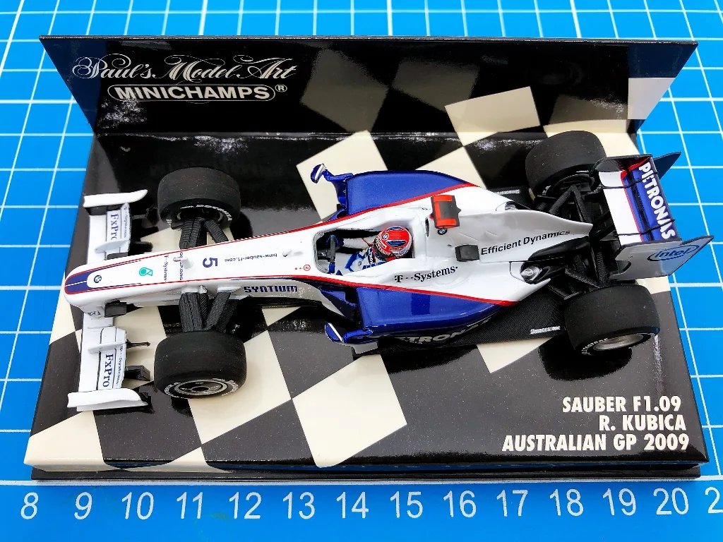 

Minichamps 1:43 F1.09 2009 Robert Kubica Australia Simulation Limited Edition Resin Metal Static Car Model Toy Gift