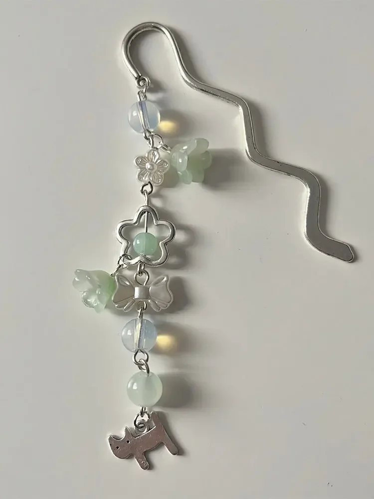 Handmade lily of the valley bookmark