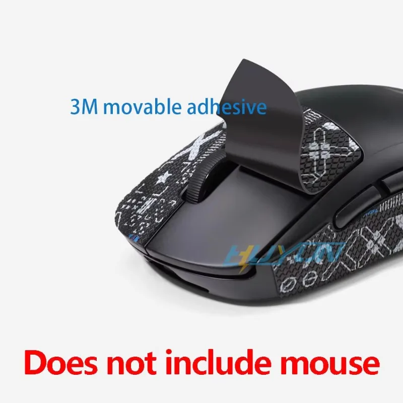 Suitable for Logitech G PRO X Mouse Sticker Anti Slip and Sweat Proof Mouse Button Sticke Version Wear Resistant Esport Foot Pad