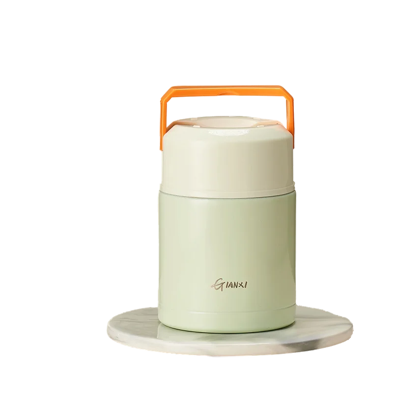 Braising cup 2023 new 24-hour insulated lunch box bucket smouldering stew porridge portable 316 stainless steel braising pot