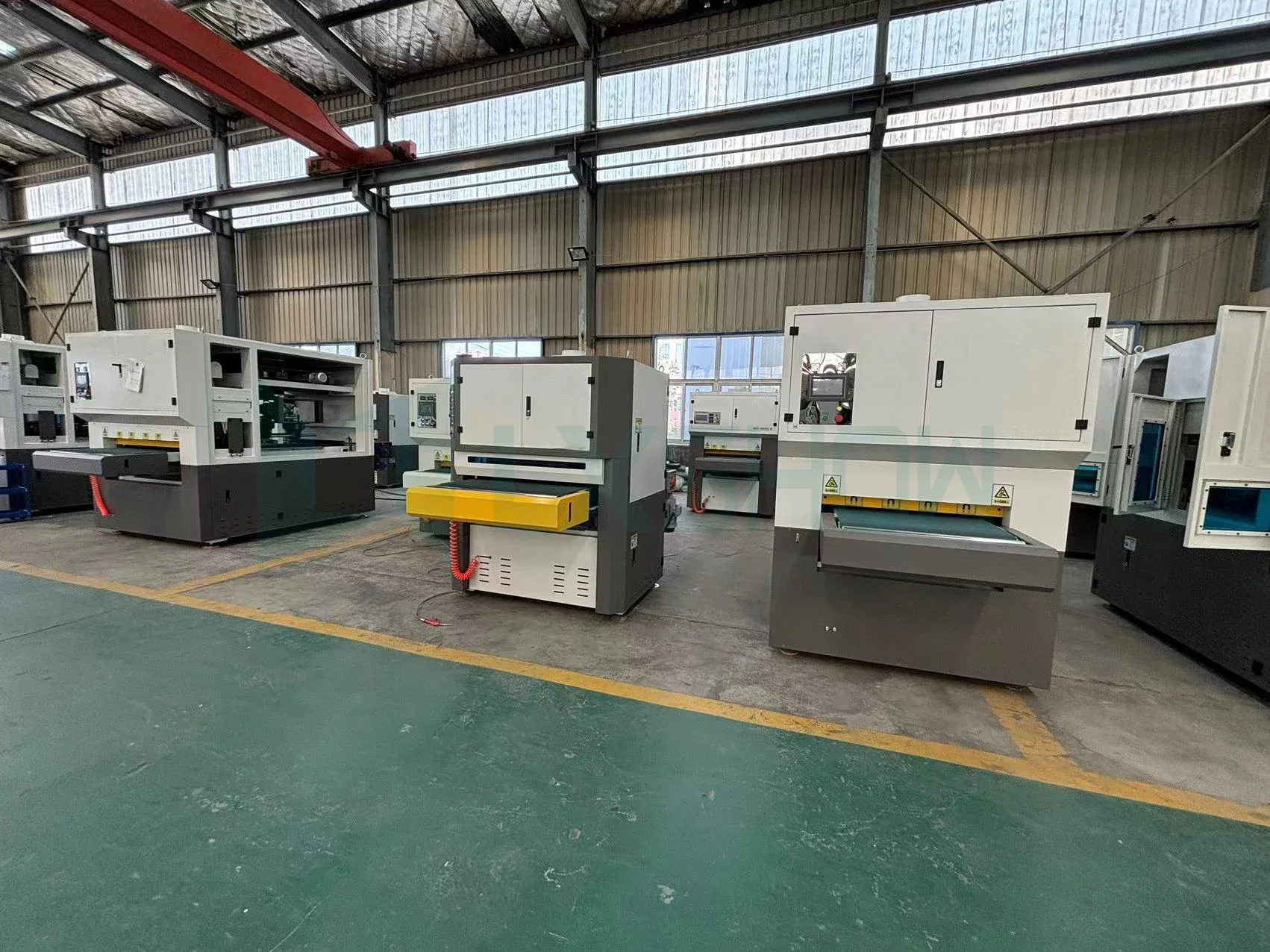 LX-RRS-A 450mm-1600mm Double Sanding Belt Deburring and Chamfering Machine Vacuum Table for Sheet Metal