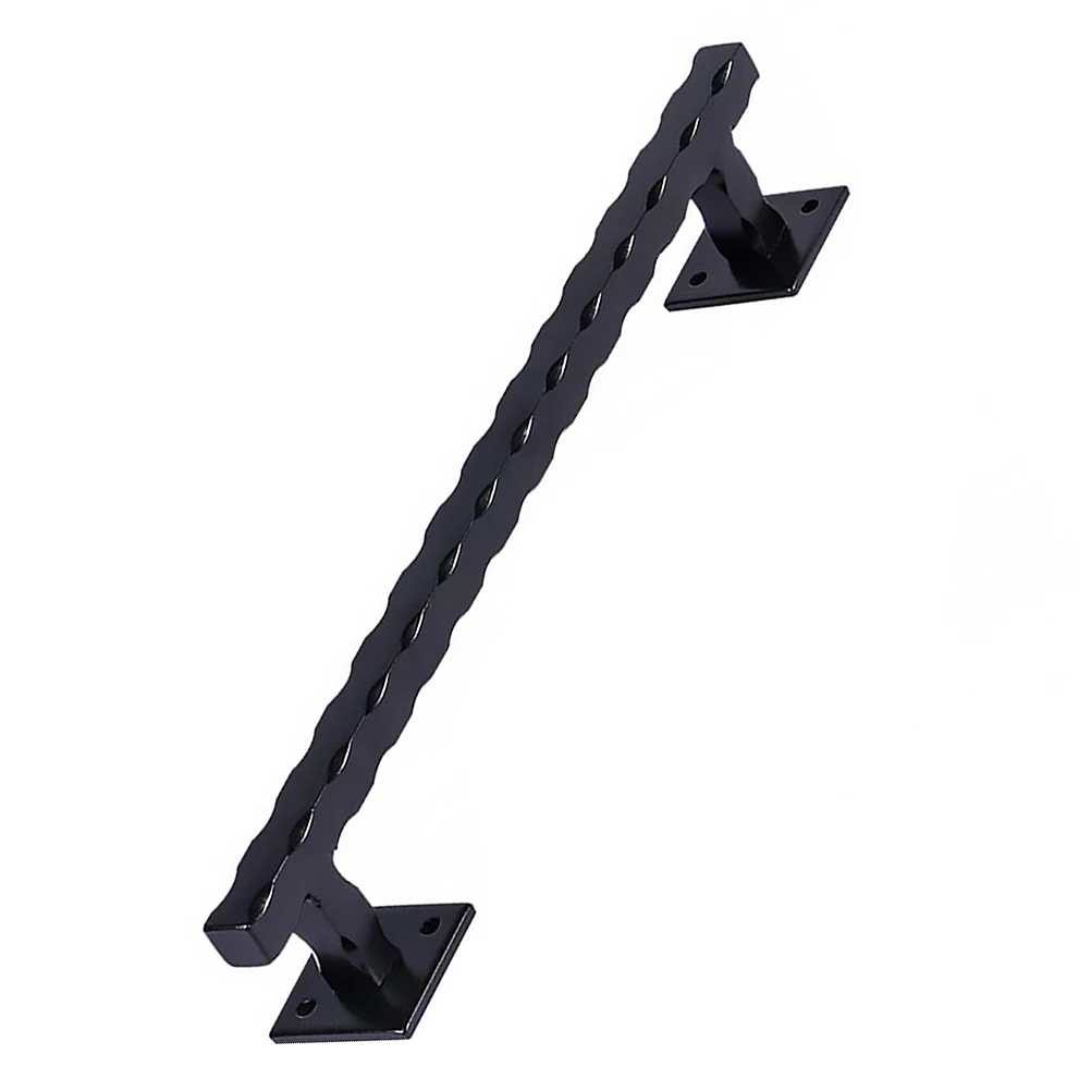 

Sliding Door H Black Carbon Steel Sturdy Durable Replacement Accessories Furniture H les Long Tail Household Barn