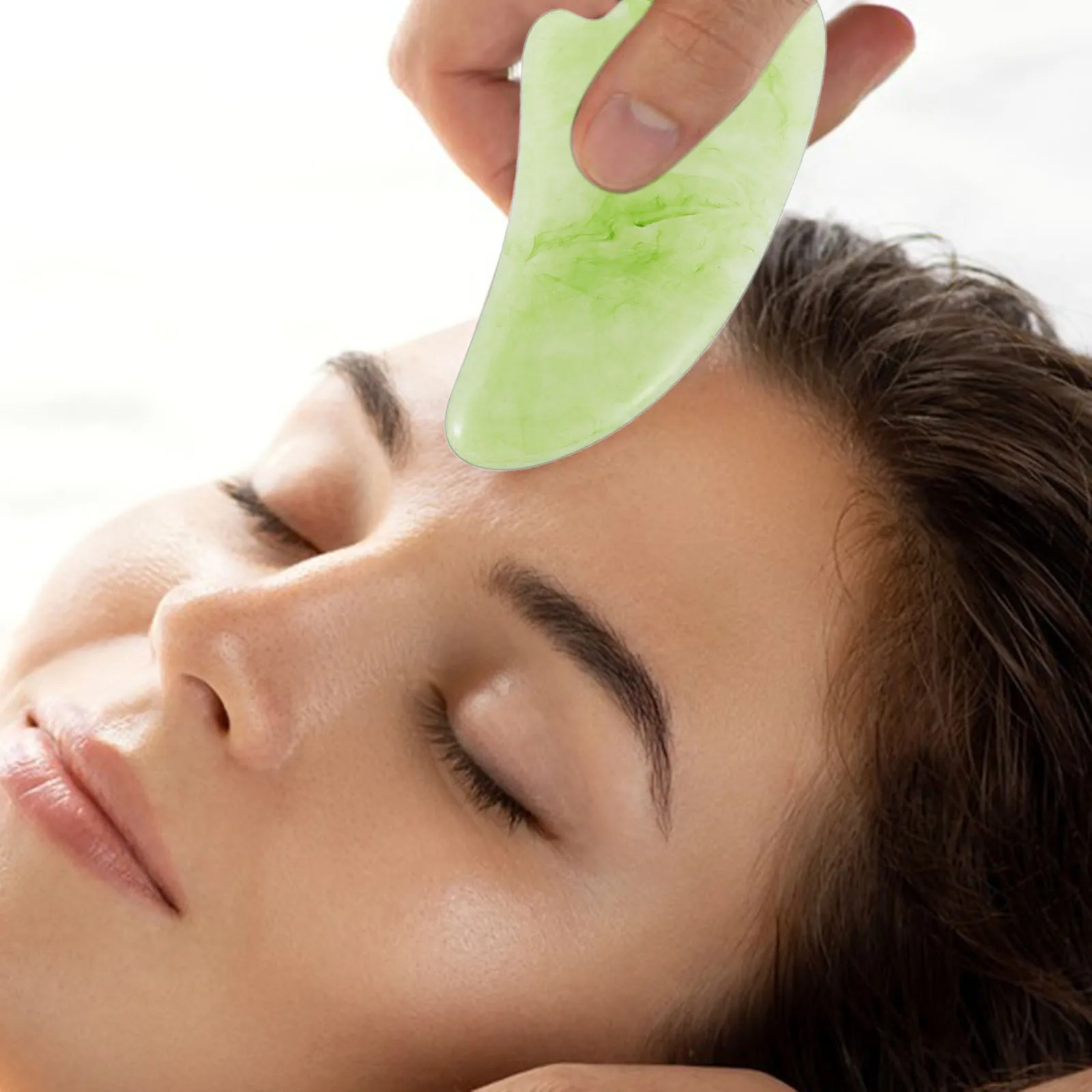 

1 комплект инструментов для массажа Гуа Ша, скребковые пластины для шеи, лица, плеч, мышц, облегчение боли, мягкий безопасный инструмент для массажа лица