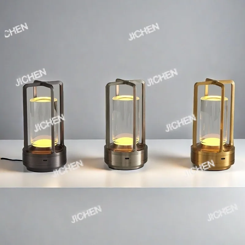 

Neu Versandte ArtikelLED сенсорная прикроватная тумбочка для спальни, обеденный стол, барная декоративная настольная лампа, зарядка через USB, атмосфера, креативный ночник