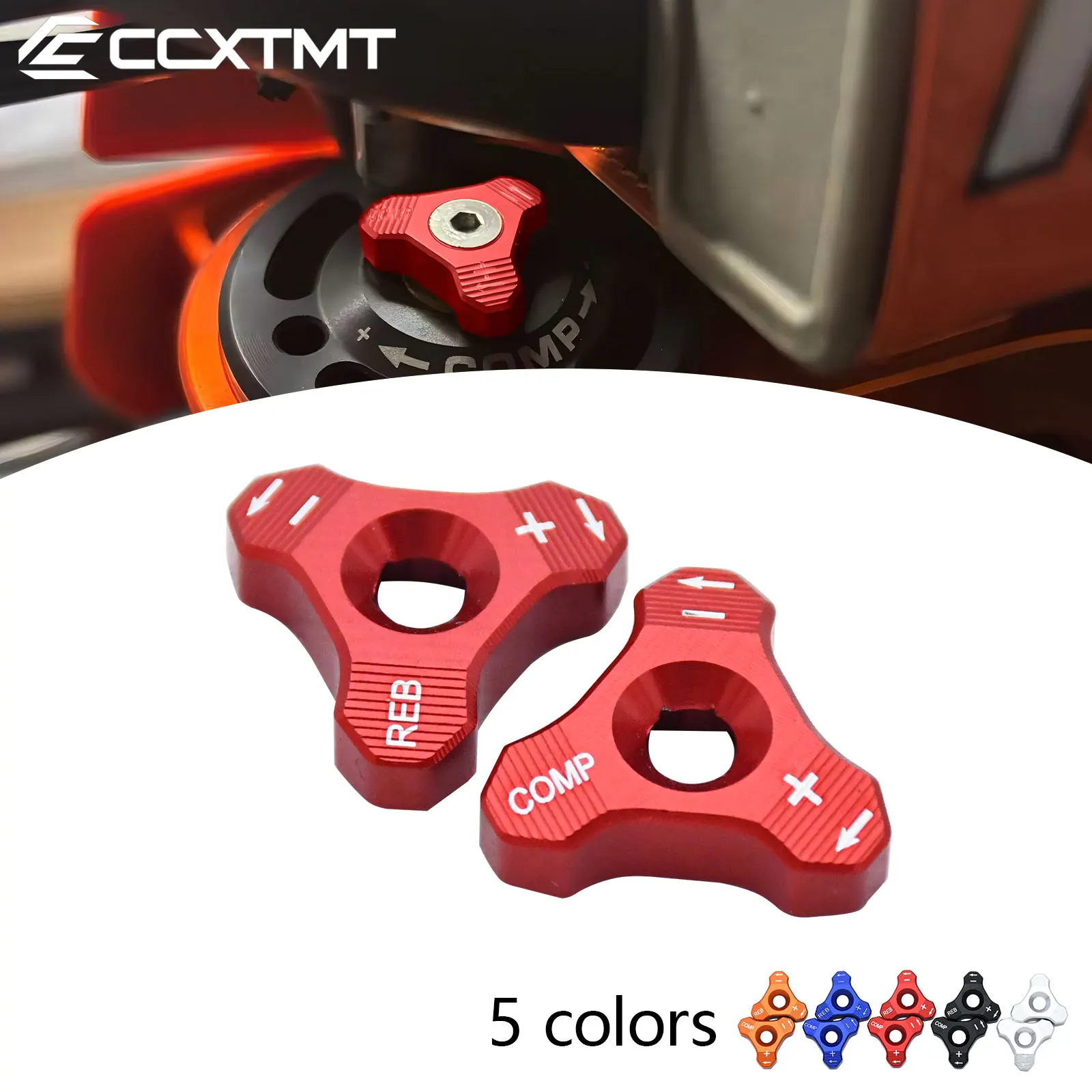 

48mm Front Shock Absorber Fork Knob Adjuster Bolt For KTM EXC EXCF SX SXF XC XCF 125-530 For Beta 250RR 300RR 350RR 400RR 430RR