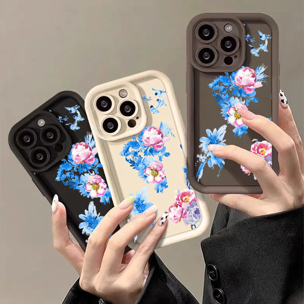 

Bright Colors Flower Phone Case For Samsung Galaxy S25 S24 S23 Ultra S22 S21 Plus A56 A16 A15 A55 A54 A53 A36 A35 A33 A26 Cover