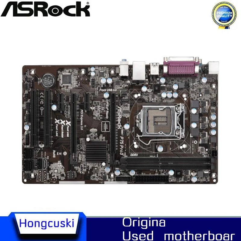 

Used Original for Asrock P75 Pro3 Desktop Motherboard B75 Socket LGA 1155 i3 i5 i7 DDR3