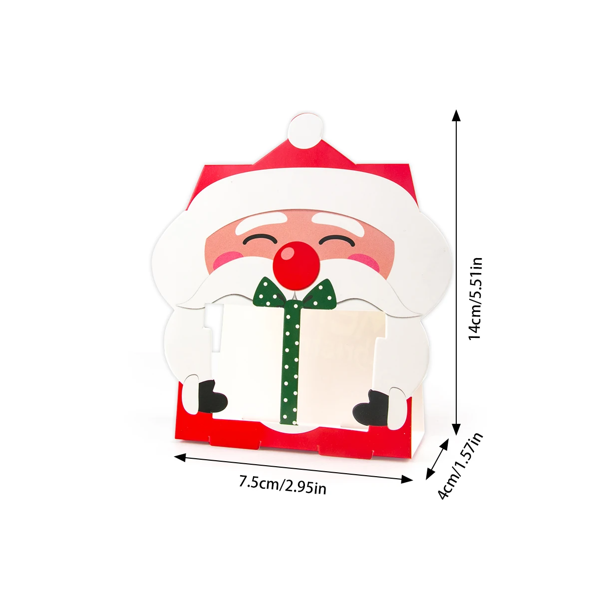 8/16pcs Cartoon Santa Claus Cookie Bag Candy Box Christmas Gift Packaging bag Supplies Xmas New Year Party Decoration Kids Favor images - 6