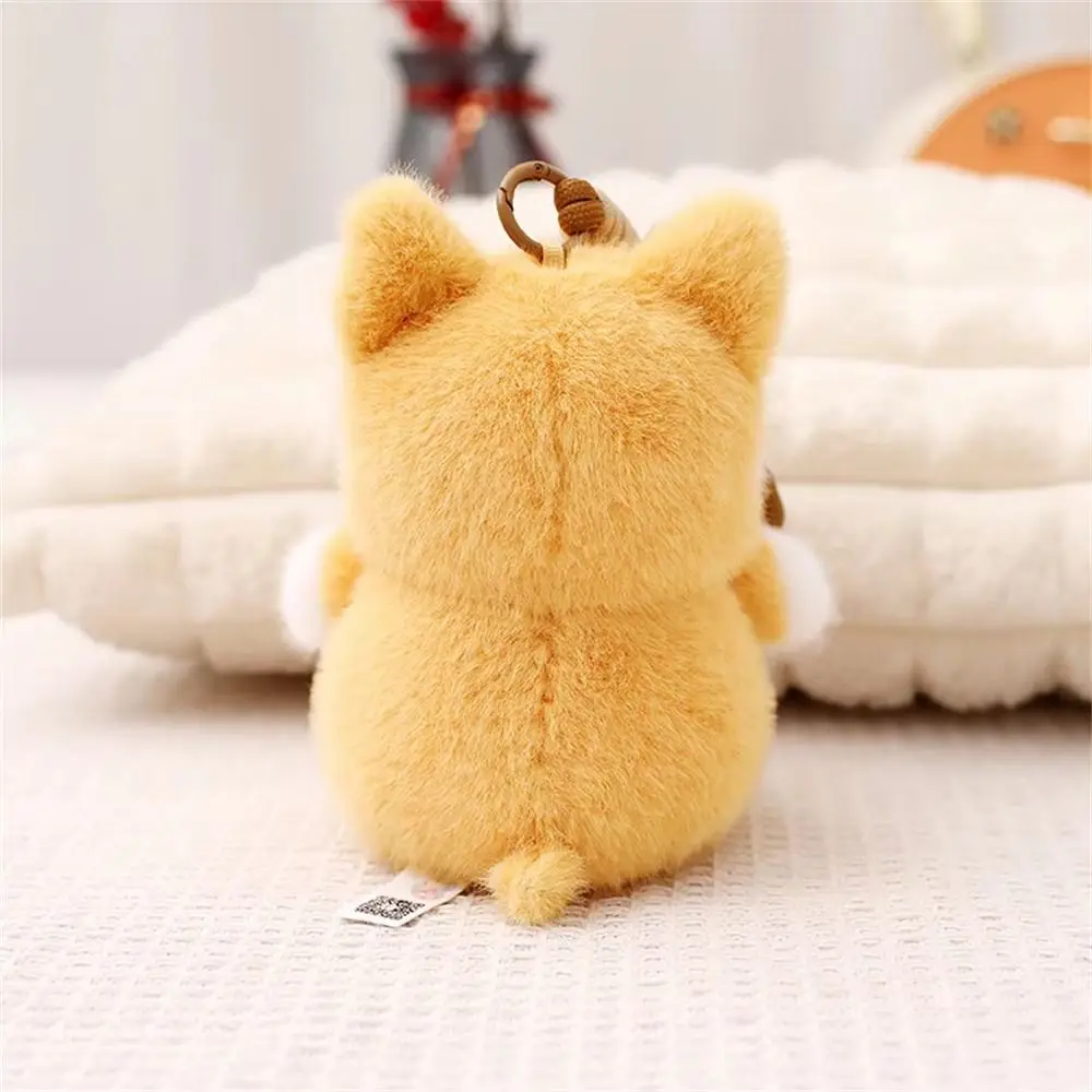 Backpack Puppy Dolls Dog Pendant Stuffed Animal Bag Charm Husky Corgi Schnauzer Kawaii Dog Stuffed Keychain