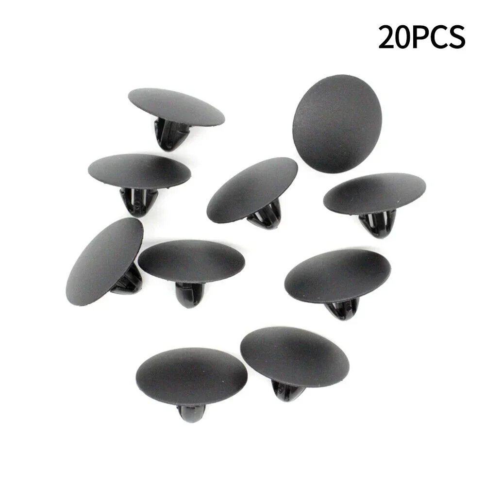 Part Clip 20pcs 25mm Diameter 90467-A0003 Accessories Black For Scion For Toyota Hood Insulator Insulation Pad 2