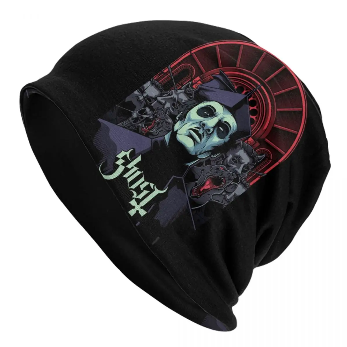 Hip-hop Rock Band Ghost BC Unisex Cycling Brimless Urinal Hat Knitted Hat For Men And Women Casual Creative