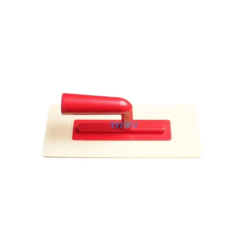 E15A Red Handle Plastic Trowel ABS Materials for Wall Plastering and Hand Craft Projects Light Weight Easy to Use
