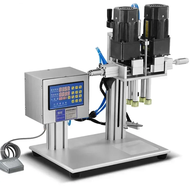 Desktop 220v Semi-automatic Capping Machine Duckbill Bottle Plastic Capping Water Tightener Duckbill Bottle Capping Machine
