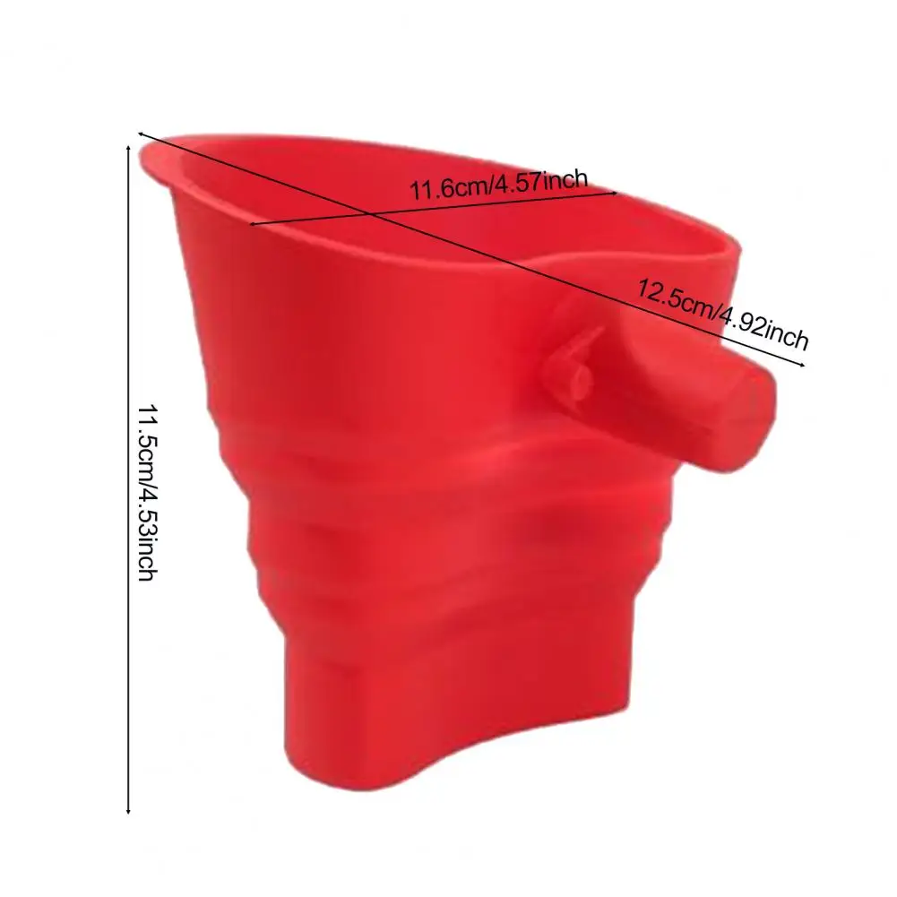 Stand Mixer Funnel Flour Funnel for Stand Mixer Silicone Mixing Bowl Attachment with Tilted Spout Leak-proof Kitchen for Mixer
