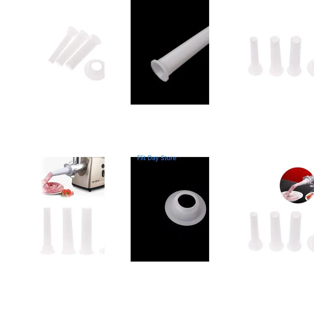 F92C 3 Pcs Universal Sausage Stuffing Tube Plastic Stuffers For Casing Grinder
