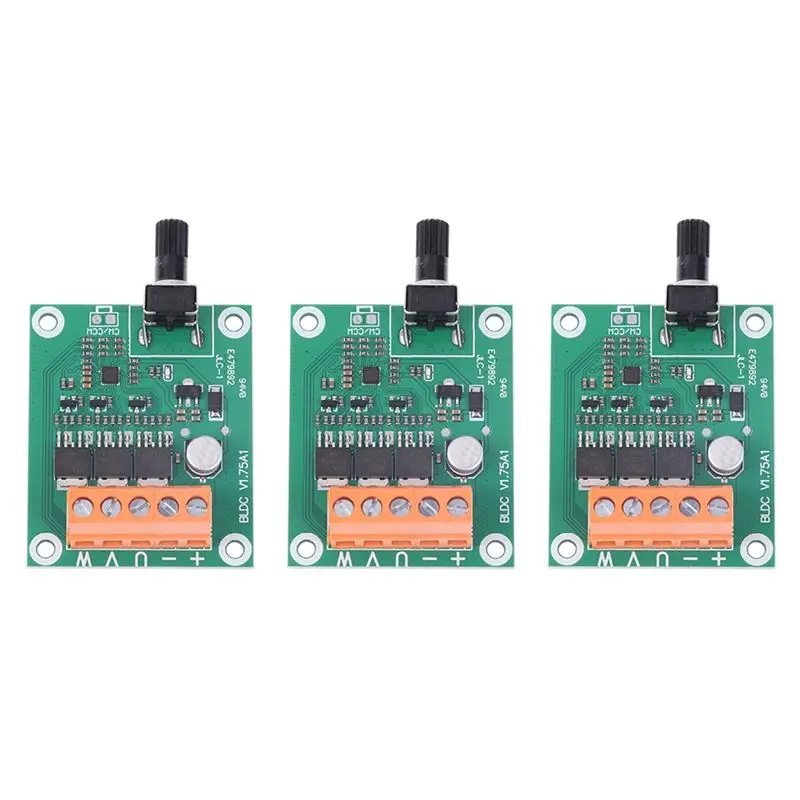 B29C-3X Brushless DC Motor Driver Controller Board 6V 12V 24V CD Drive Fan Motor Governor DIY Motor Controller Accessories