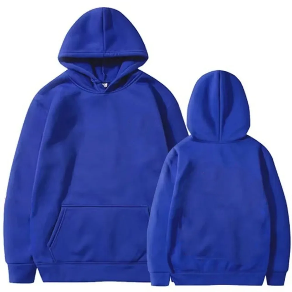 Unisex Fleece Lined Hooded Sweatshirt Oversized Fit for Jogging Travel Trendy Teens Street Style