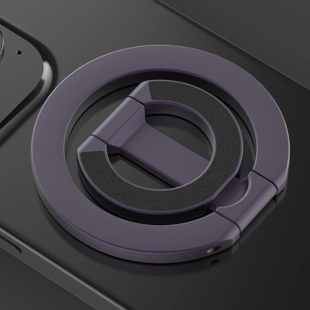 Magnetischer Telefon-Fingerringhalter, 360-Grad-Drehung, Handy-Ständer für MagSafe, Magnethalterung für iPhone 16 15 14 Samsung