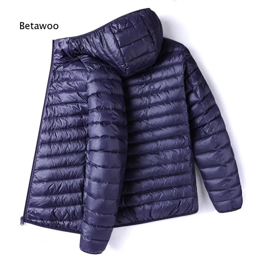 Mens Warm Packable Outerwear Light Cotton Padded Jacket With Removable Hood For Daily Commute And Short Outdoor Trips