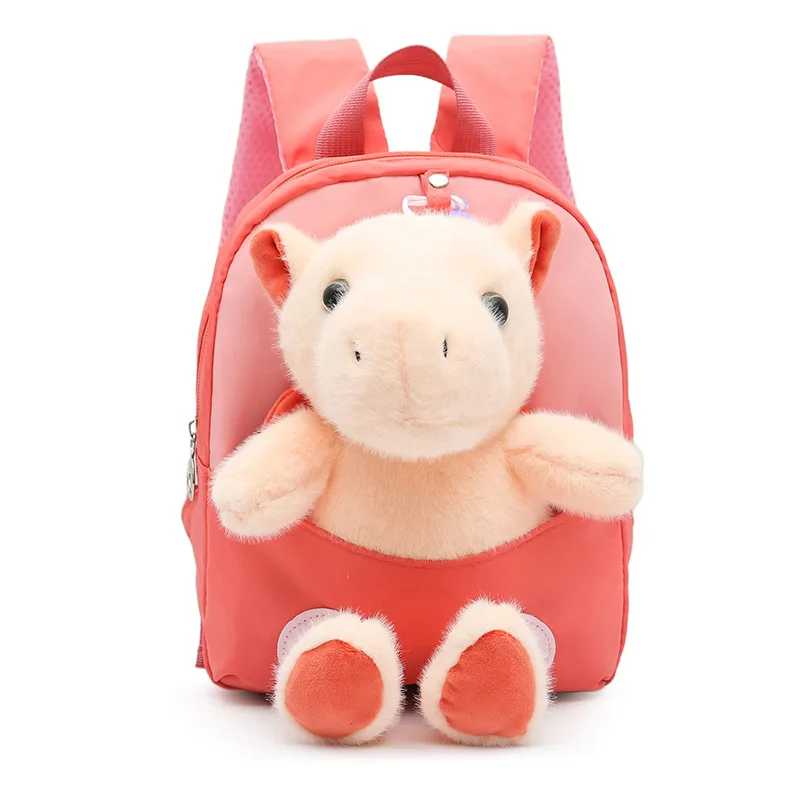 Creative Doll kindergarten bag girls Cartoon Cute children\'s backpack Detachable Toy toddler backpack 2024 New garden bag boys