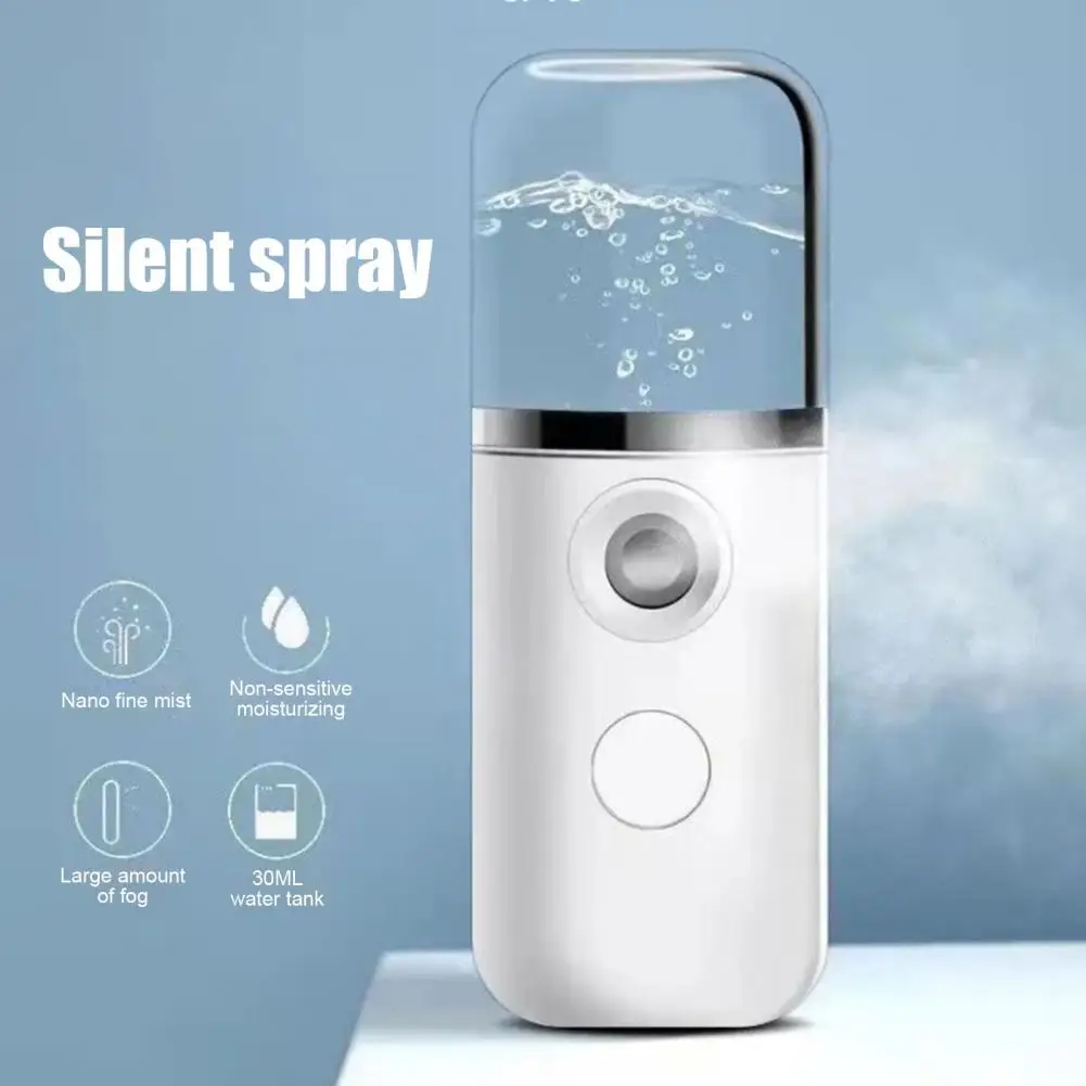 Multi-Functional Mini Travel Steamer Rechargeable Handheld Cordless Steamer 30ml Clothes Steamer Beauty Device