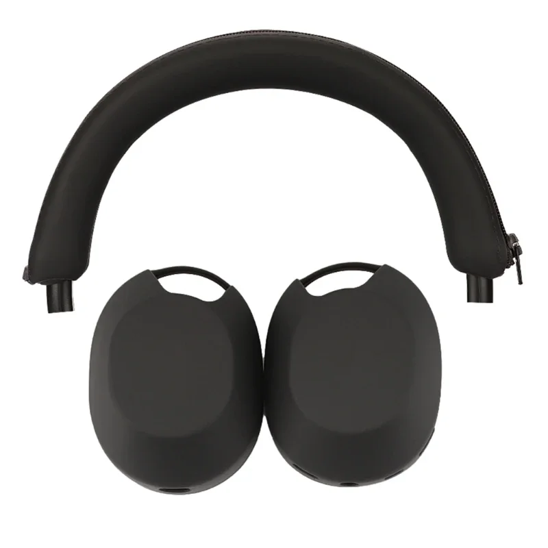 Funda de silicona para auriculares Sony WH-1000XM5, cubierta protectora antiarañazos para auriculares