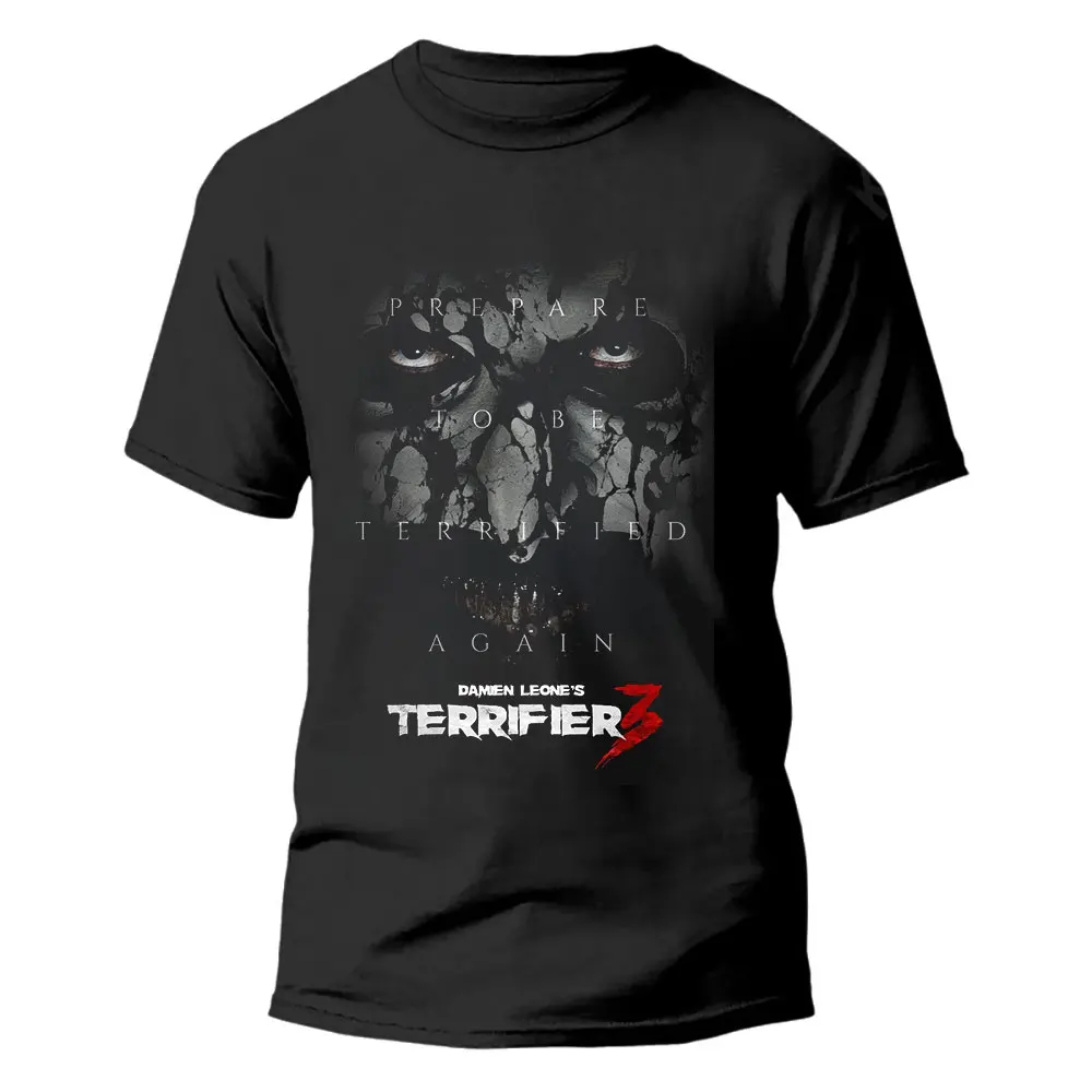 

1226 Vintage Horror Movie Terrifier Sacry Halloween Gift t shirt Art the clown killer Graphic Clothes 100% cotton All size Tops