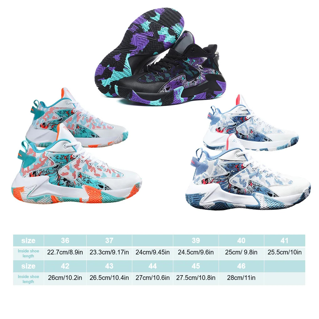 أحذية كرة السلة للرجال، أحذية رياضية مبطنة قابلة للتنفس، تدريب رياضي للزوجين، خفيفة الوزن، رياضية للجري باللون الأبيض #6