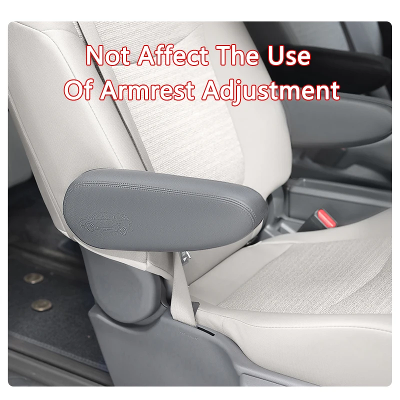 Car Seat Armrest Handle Cover Second Row Seat Armrest Sleeve Cover PU Leather Trims For Toyota Sienna Granvia Interior Accessory