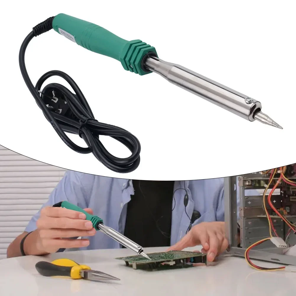 Tin Soldering Iron 100W-300W 220V Electric Tin Welder Soldering Iron Rework Station Plastic Handle External Heating Tool